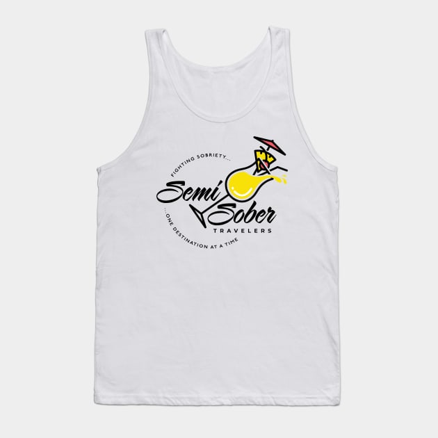 Pina Colada Tank Top by Semi-Sober Travelers